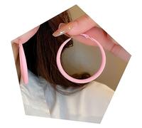 CSIYANJRY99 Pink Heart Stud Earrings for Women Acrylic Hot Pink Earrings Love Heart geometrical Shape Heart Drop Earrings Heart Jewelry, Zinc, No Gemstone