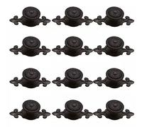 CSKB Black 12 PCS Retro Mushroom Shape Metal Knob Drawer Cabinet Handle Furniture Pull Antique Handware Product Door Knob