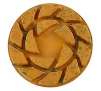 cskky 1pc 4 Inch 100mm Dry/Wet Diamond 3 Step Polishing Pads Abrasive Sanding Discs for Marble Concrete Terrazzo Stone Grinding Discs