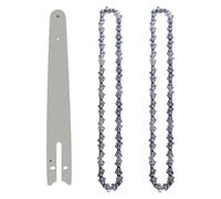 cskky 8 Inch Chainsaw Guide Bar and Saw Chain Set 45 Drive Link Electric Saw 1/4''P for Brushless Electric Saw Wood Cutter Spare Chain .oth