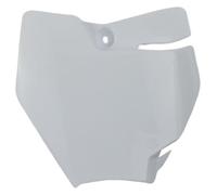 cskky Motorcycle KT 50 Plate Front Plates Plastic Cover Compatible With 50 Mini Pit Dirt Bike Spare Parts(White)