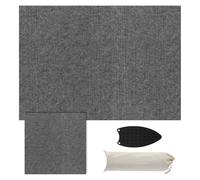 Cskunxia Wool Pressing Mat for Quilting(2 Pack) Includes 24" x17" and 9" x 9" mats, Portable Wool Ironing Mat, Quilting Ironing Pad for Quilter, Sewing, Quilting Supplies(43 * 61cm+23 * 23cm)