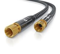CSL - 3 m HDTV Satellite Cable with Braiding 135 dB 75 Ohm - F Male to F Male - SAT Cable - HDTV Coaxial Cable Antenna Cable - DVB-T2 Radio FM DAB DAB