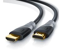 CSL - 8k / 4k HDMI Cable 2.1/2.0 4m - 8K @ 60Hz - 4K @ 120Hz - 48 Gbit/s - 3D - Ultra High Speed with Ethernet - TV Blu-ray PS5 Xbox Series X Switch - black - 4 metres