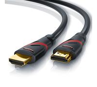 CSL - 8k / 4k HDMI Cable 2.1/2.0 5m - 8K @ 60Hz - 4K @ 120Hz - 48 Gbit/s - 3D - Ultra High Speed with Ethernet - TV Blu-ray PS5 Xbox Series X Switch - black - 5 metres