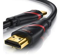 CSL - 8k HDMI Cable 2.1 2 m - 8K @ 60Hz / 120Hz - 4K @ 240Hz - 48 Gbit/s - HDMI 2.1 2.0a 2.0b - 3D - High Speed Ethernet - HDTV - UHD II - Dynamic HDR-10+ - eARC - Variable Refresh Rate VRR