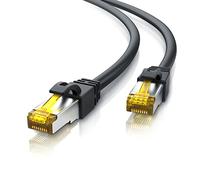 CSL CAT 7 Network Cable for 10 Gigabit High Speed Internet Cables, High-Speed Ethernet Cable, S FTP PIMF, 10 Gbps Cat.7 RJ45 Switch Router Modem PC 20 m Black