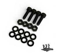 CSL Elite Pedals Mounting Bolt Set for Fanatec V1/V2 Pedals, Black, 16 Piece for Fanatec