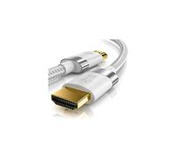 CSL - HDMI 2.1 8k 4k Cable 1M, 8k@30Hz 120Hz DSC, 4k@60Hz 120Hz 144Hz 240Hz DSC, UHD II High Speed Ethernet HDMI Lead 3D HDR 10+ eARC Dolby Vision