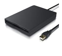 CSL - Portable External Disk Drive - FDD - USB 3.0 for PC Laptop - Plug Play - 1.44 MB - Backup - BIOS updates - RAID driver - MIDI - 3.5“ USB External Floppy Disk Drive