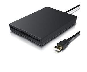 CSL - Portable External Disk Drive - FDD - USB 3.0 for PC Laptop - Plug Play - 1.44 MB - Backup - BIOS updates - RAID driver - MIDI - 3.5“ USB External Floppy Disk Drive