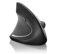 CSL Wireless Ergonomic USB Mouse, Vertical Mouse, left handed Vertical Mouse, ergonomic design, Optical Model, prevention against mouse arm tennis elbow For Laptop Desktop PC Computer Macbook