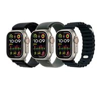 CSLKDDS Pack of 3 Strap Compatible with Apple Watch 49 mm 46 mm 45 mm 44 mm, Trail Loop/Alpine Loop/Ocean Strap, Nylon Sport Replacement Strap for iWatch Ultra 2/1 SE Series 10 9 8 7 6 5 4 3 2 1, 49mm