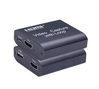 CSMAOYI video capture card,HDMI Capture Card Video Capture 4K 1080P USB 2.0 HDMI input Video Capture Card Grabber + Loop Output Game Live Streaming(Loop Capture card)