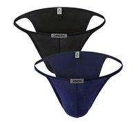 CSMARTE Men's Thong Underwear Swim Brief (UK, Alpha, L, Regular, Regular, 2 MIX 2)