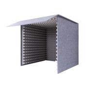 CSMDD Portable Recording Booth, Sound Proof Foam Panels, Self Made Sound Booth Box for Recording Singing, Game Live Streaming, Voice Chat