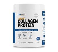 CSN Multi Collagen Protein Powder - Hydrolyzed Collagen Peptides | 5 Collagen Types I, II, III, V & X | Grass-Fed Bovine, Wild-Caught Fish, Eggshell Membrane | Non-GMO, Keto & Halal Certified - 400g