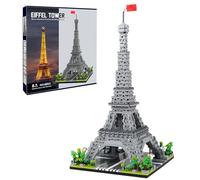 CSNRHG Paris Eiffel Tower World Famous Architectural Model Micro Building Blocks Set 3350 Pieces 3D Puzzle Toys Gifts for Kid and Adult