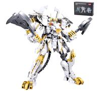 CSNRHG White Tiger Samurai mech Robot Model with Double Axe Head Building Blocks Toy Set Mythical Birthday for Age 8+ Children Adults Teens 679 Pieces