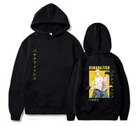 CSOCKS Anime Banana Fish Hoodie Ash Lynx Long Sleeve Anime Printed Sweatshirt Pullover with Pockets for Men Women