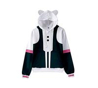 CSOCKS MHA Cat Ears Hoodie Cute Deku Todoroki Shoto Cosplay Hoodie Sweatshirt Pullover for Girls Women