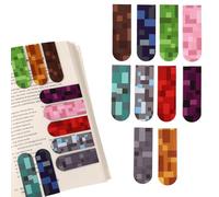 Csoisoy 10pcs Magnetic Bookmarks, Video Game Art Magnetic Bookmarks Colorful & Simple Design for Students Office Workers Teachers and Reading Enthusiasts