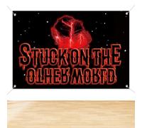 Csoisoy Stuck on The Other World Backdrop, 150x100cm/59x39in Spooky Theme Part Decor for Halloween Birthday and Room Decor Party Supplies