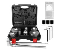 CSOOM 22PCS Concrete Hole Saw Kit (30/40/50/65/80/100/110mm) with SDS Plus and SDS Max Shank for Concrete, Cement, Brick Walls and Stone Masonry