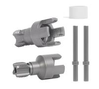 CSOOM 2Pcs Integrated Internal and External Pipe Threading Tool, 1/2" and 3/4" Threading Tool for PVC and Plastic Pipes for Home Repairs