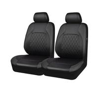 CSPYBGXOF 2 Pieces Leather Car Seat Covers for Nissan Rogue Sentra Serena Kicks Leaf Navara, Front Seat Protectors, Waterproof Breathable Quilted Automotive Interior Accessories,A