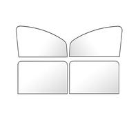 CSPYBGXOF Car Side Window Sun Shade, for MG3 MG4 EV MG5 MG6 MG HS MG Marvel R MG ZS Auto Visor Shade Blinds Shield UV Protection Sun Shade Visor Protect privacy,A
