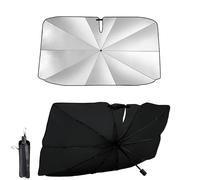 CSPYBGXOF Car Windscreen Sun Shade, for Nissan X-Trail T32 2014-2022 Foldable Front Windshield Sunshade Internal Blackout Privacy Reflective UV Dust Protector,80 * 140cm