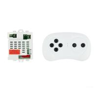 CSR-12T-1A Receiver and Remote Control for Childrens Battery Powered Vehicle, Toy Ride On Car Remote Control BOARDs Replacement Part, Compatible Circuit Module(CSR-12T-1A and RC1)