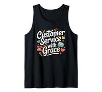 CSR Call Center Agent, Customer Service with Grace Tank Top