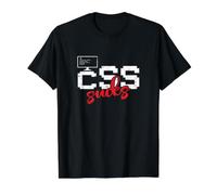 CSS Sucks Value Graphic T-Shirt, Men, Black, S