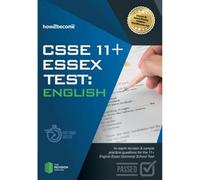 CSSE 11+ Essex Test: English