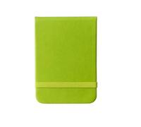 CSSHNL Leather Notebook 96 Sheets A7 Mini Pocket Notebook Journals Daily Planner Study Work To Do Memo Pads Agenda Stationery(Green)