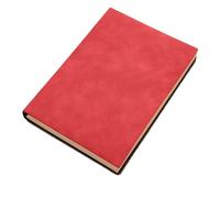 CSSHNL Leather Notebook A5 Multi-color Large Popular Retro Sheepskin Business Office Notebook, Postgraduate Entrance Examination(Red)