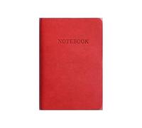 CSSHNL Leather Notebook A7 Mini Notebook Portable Pocket Notepad Memo Diary Planner Agenda Organizer Office Stationery(Red)