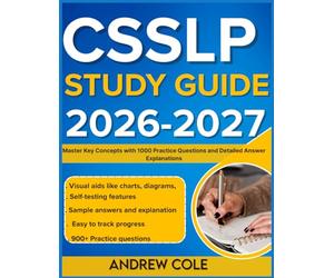 CSSLP STUDY GUIDE 2026-2027: Master Key Concepts With 1000 Practice Questio