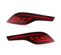 CSSPDM 12V automotive compatible Car Flashing 2PCS Red Lens Rear Bumper Reflector Lamp Tail Brake Light Fog For CRV CR-V 2017 2018 2019(Model A)