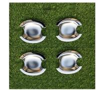 CSSPDM ABS Car External Side Door Handle Bowl Catch Cover Protection Trim for Kia K2 2011 2012 2013 2014 2015 2016(Silver 2)