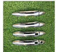 CSSPDM ABS Car External Side Door Handle Bowl Catch Cover Protection Trim for Kia K2 2011 2012 2013 2014 2015 2016(Silver 1)