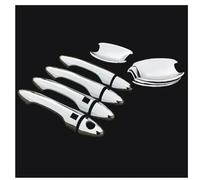 CSSPDM ABS Car External Side Door Handle Bowl Catch Cover Protection Trim for Kia K2 2011 2012 2013 2014 2015 2016(Silver 4)