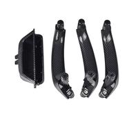 CSSPDM Car Inner Door Interior Door Handle Pull ABS Trim for X3 X4 F25 F26 2010-2016 2017 Plastic Armrest(CF-4Pcs)