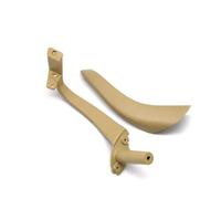 CSSPDM Car Interior Door Inside Pull Handle with Outer Cover Panel Trim for Benz S Class W220 1998-2003 Plastic Armrest(Yellow-Front Right11)