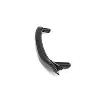 CSSPDM Car Interior Left Right Passenger Door Pull Handle with Outer Leather Cover Trim for X5 X6 F15 F16 14-18 Plastic Armrest(Carbon Fiber Right14)