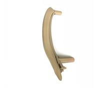 CSSPDM Upgraded Left Right Interior Door Handle Assembly with Outer Leather Cover for X5 X6 F15 F16 2014-2018 Plastic Armrest(Right Beige2)