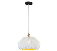 CSSYKV 1-Light Adjustable Pendant Lamp Stylish Design Hanging Lighting Fixtures Chandelier Unique Rustic E26/E27 Base Metal Finish Lampshade for Kitchen Island, Dining Room, and Loft Bar