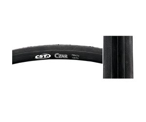 CST Czar Comp Road Tire 700x25c Black Clincher Training Race Fixed Gear Bike